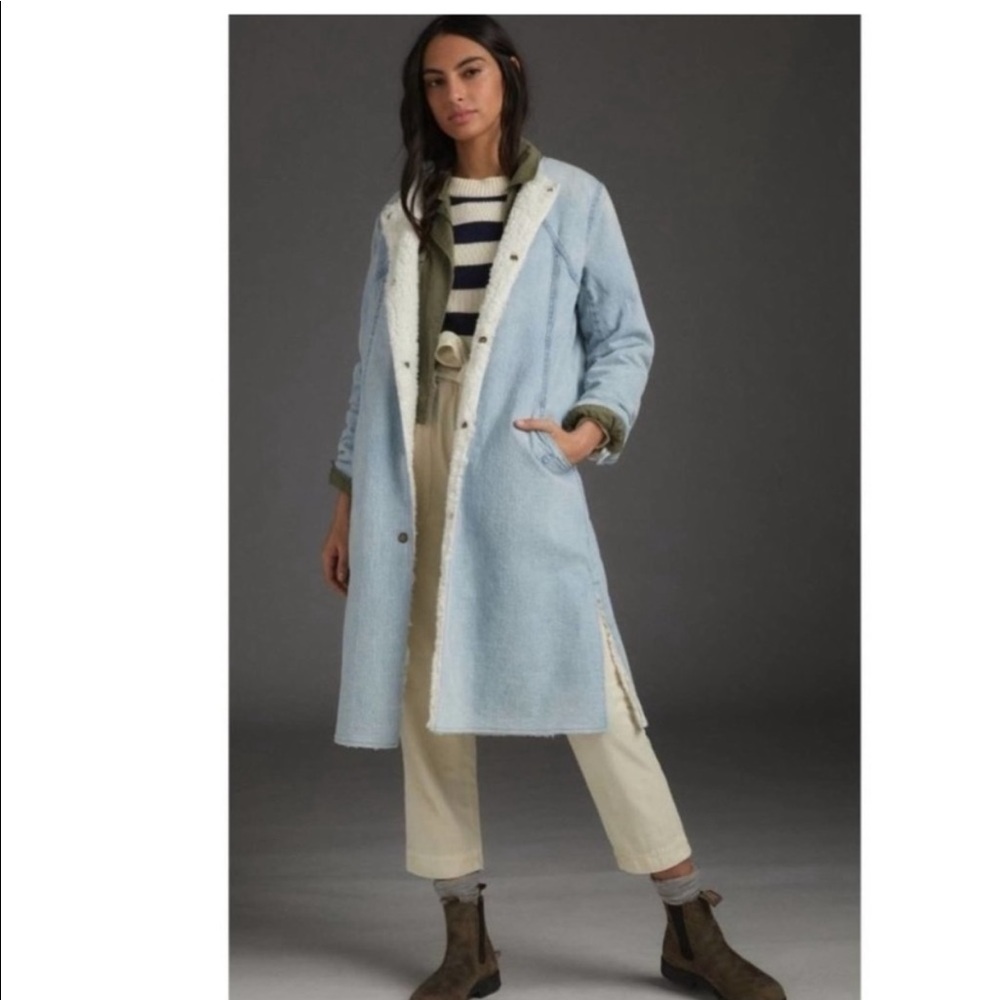Anthropologie reversible coat